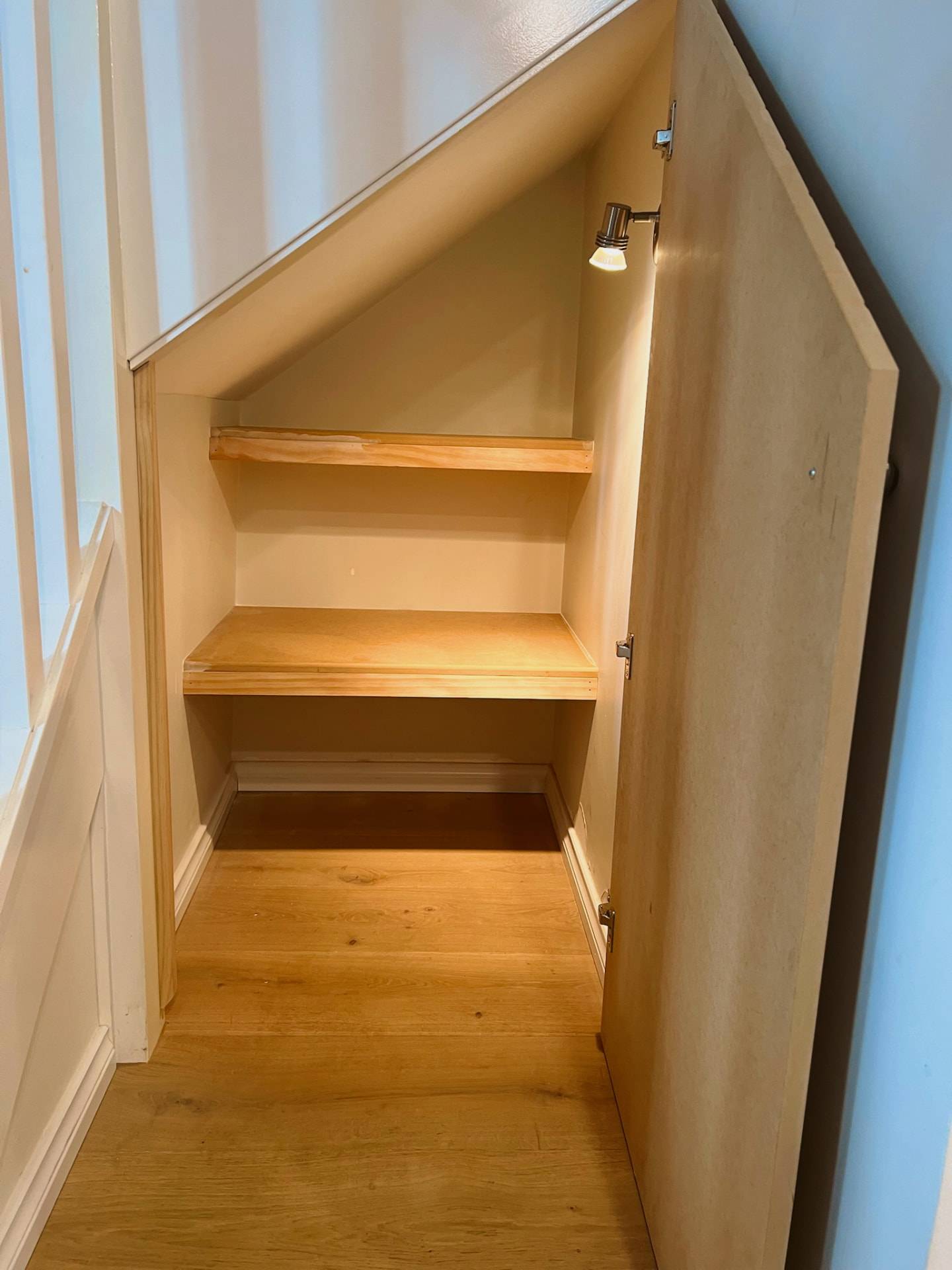 Under-stair storage — build stage 1