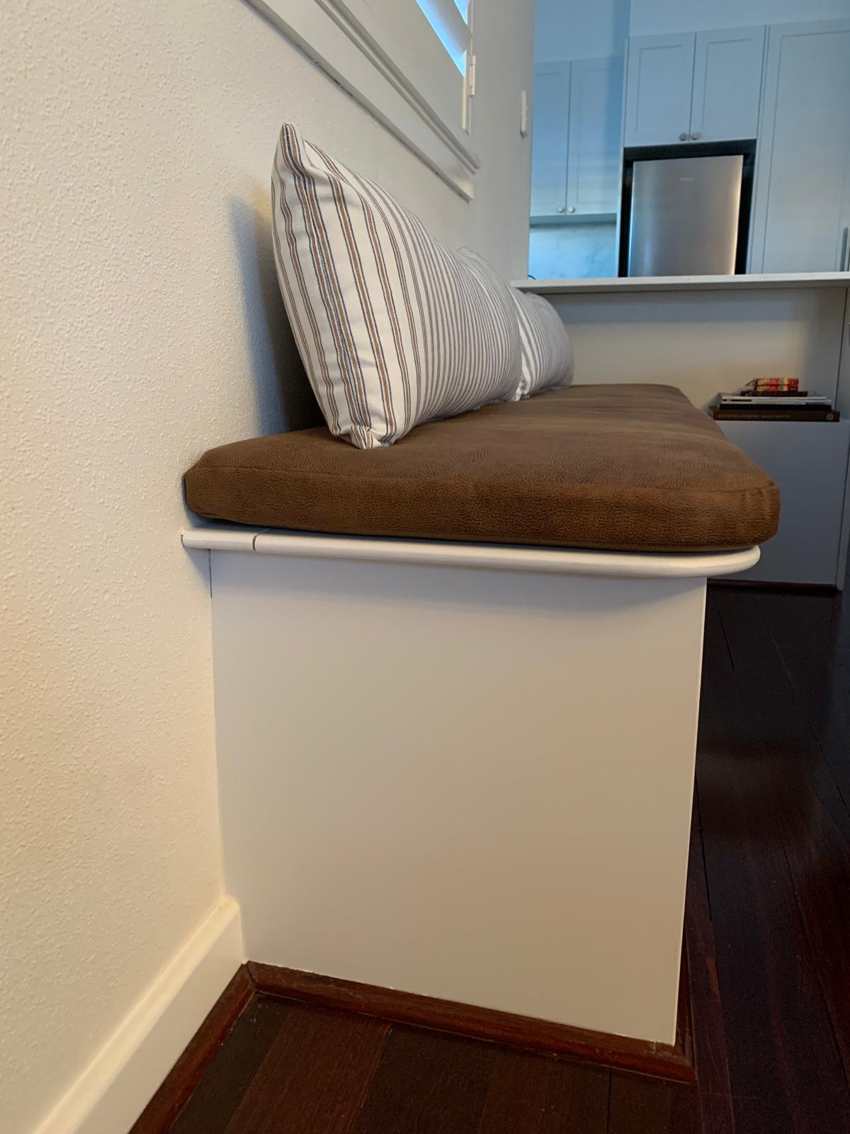 Custom bench seats & window nooks — finished view 4