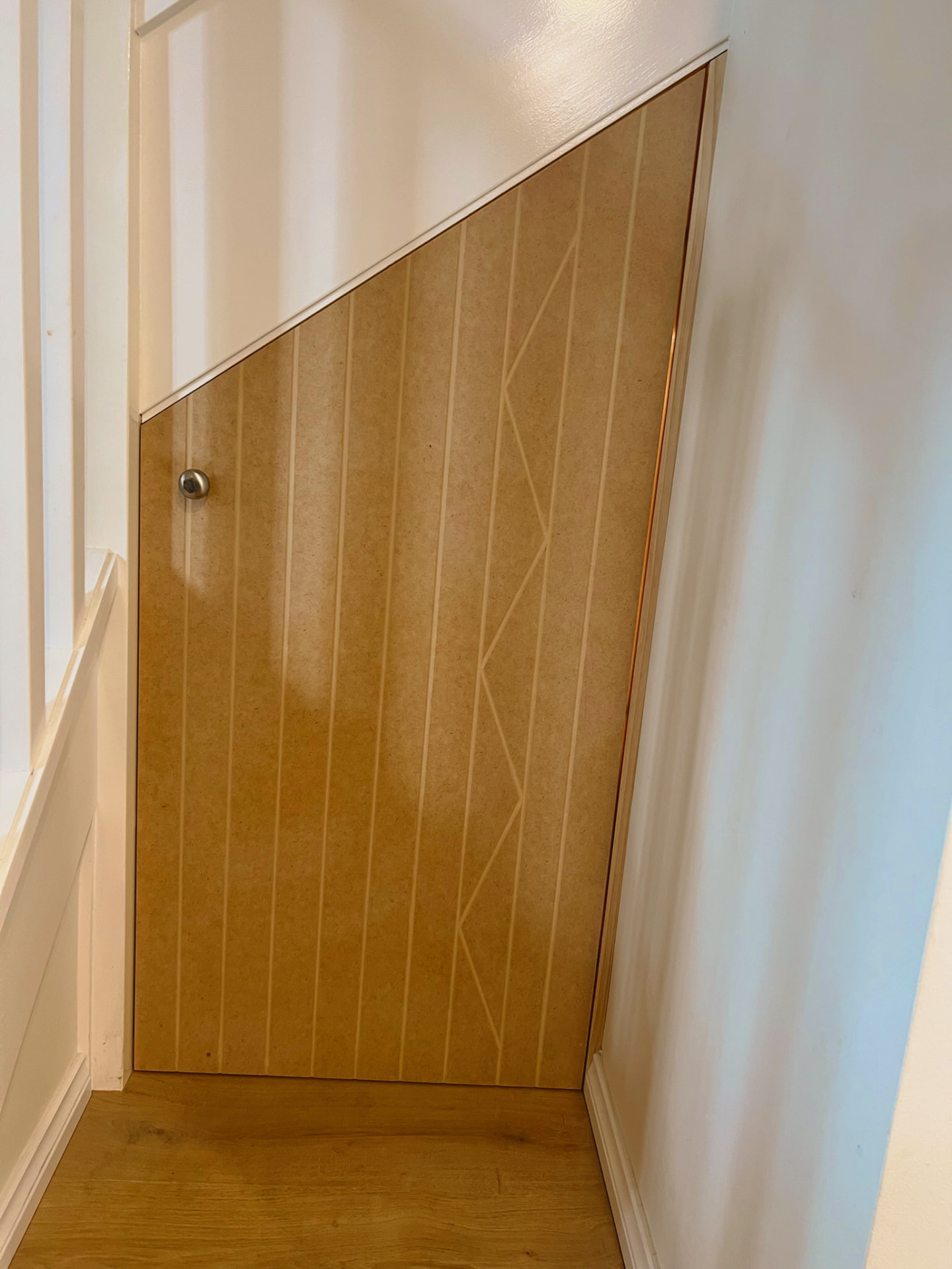 Under-stair storage — build stage 2