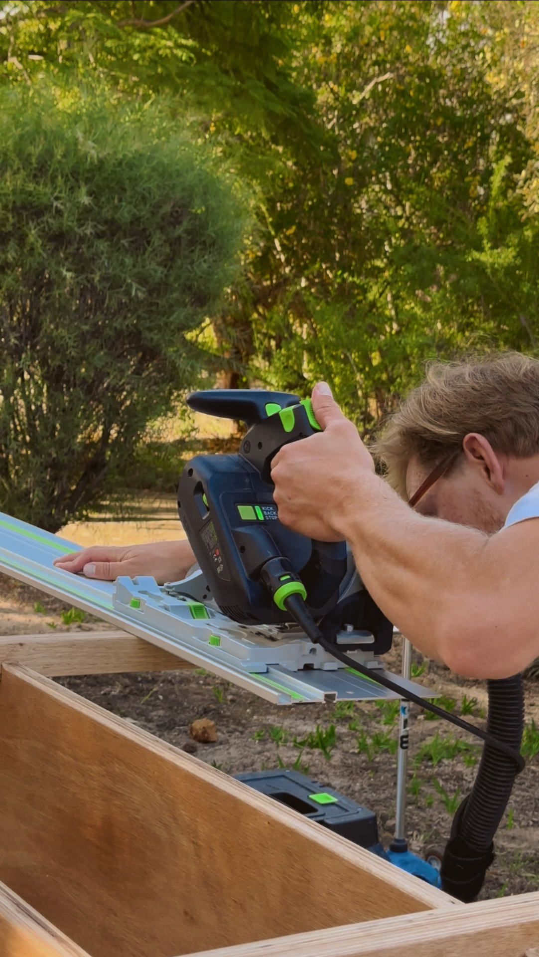 Mid-century modern shelving — build stage 1