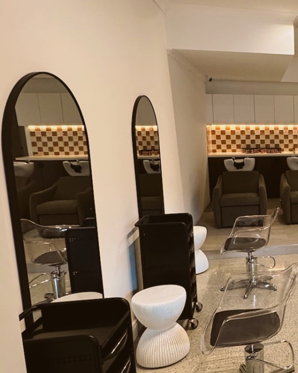 Commercial salon fit-out — finished view 2